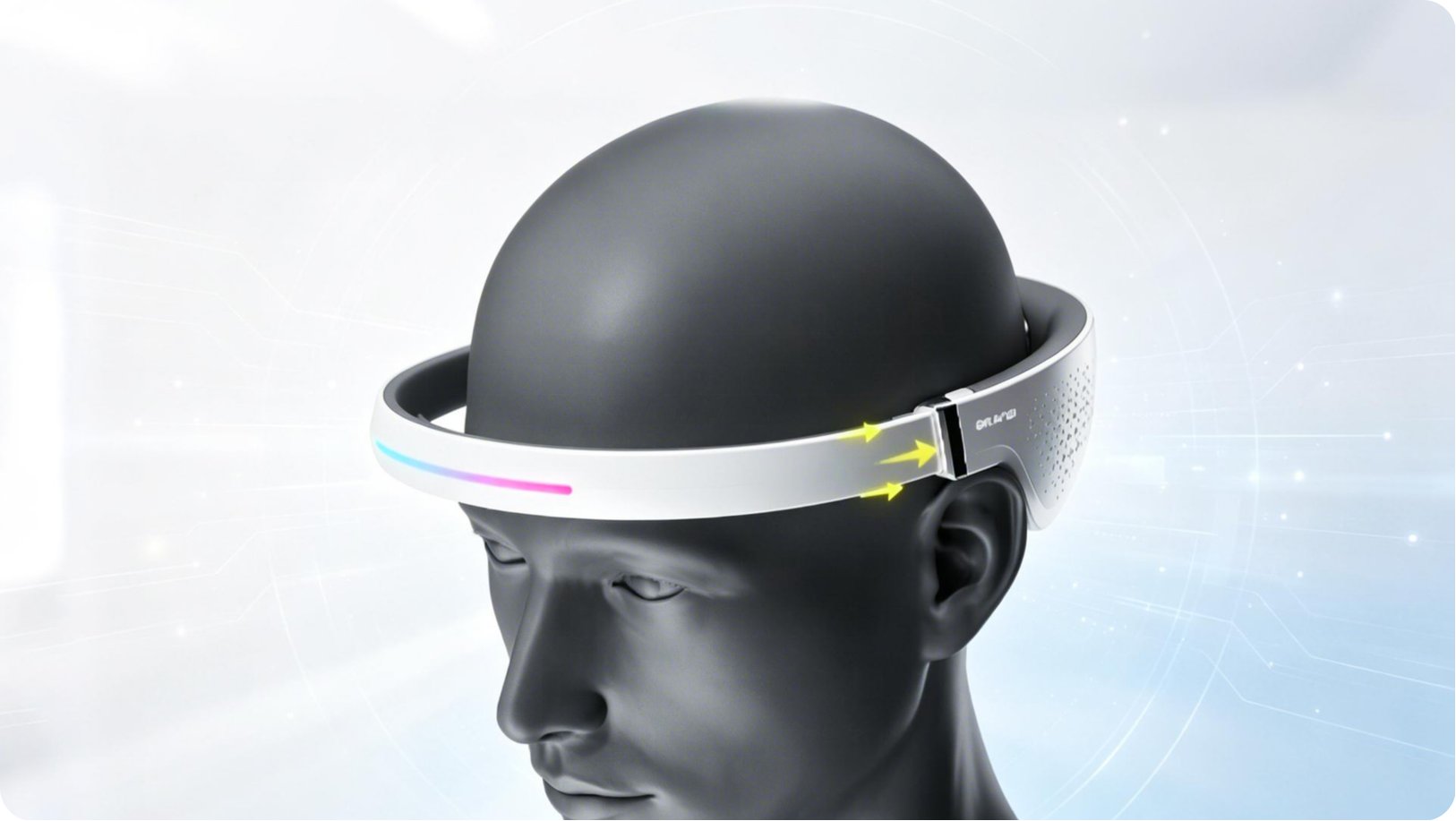 NeuroVibe NV-02 acoustic biofeedback headband device